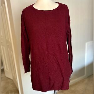 Mossimo Supply Co. Deep Red Long Sleeve Top